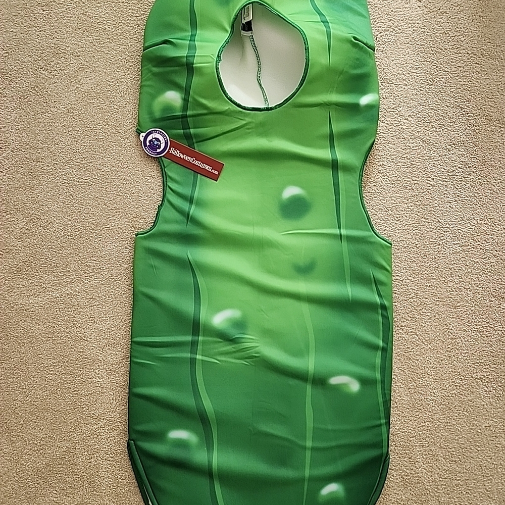 Kids Green Pickle Costume - Classic Novelty Outfit